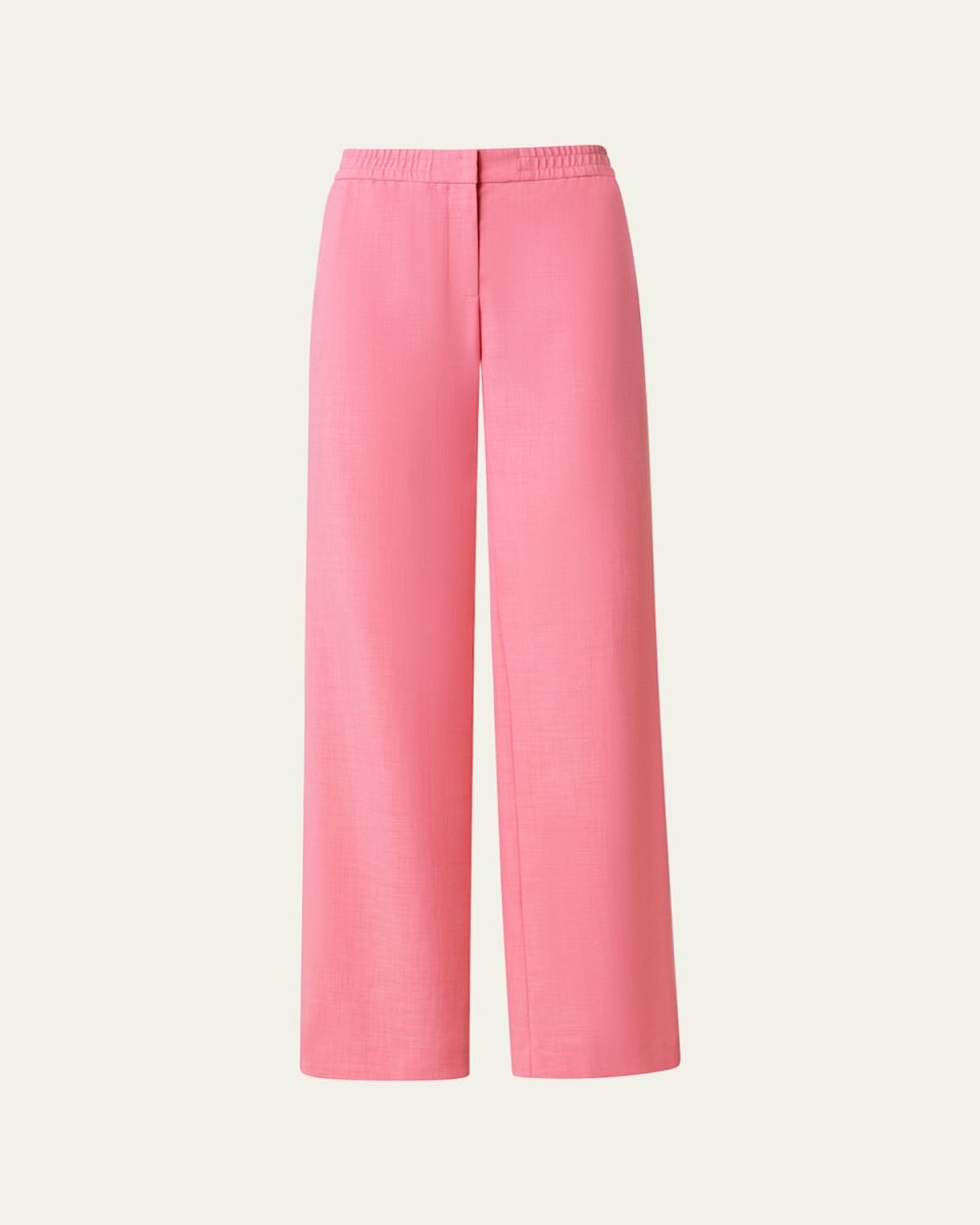 Marla Straight-Leg Crepe Pant
